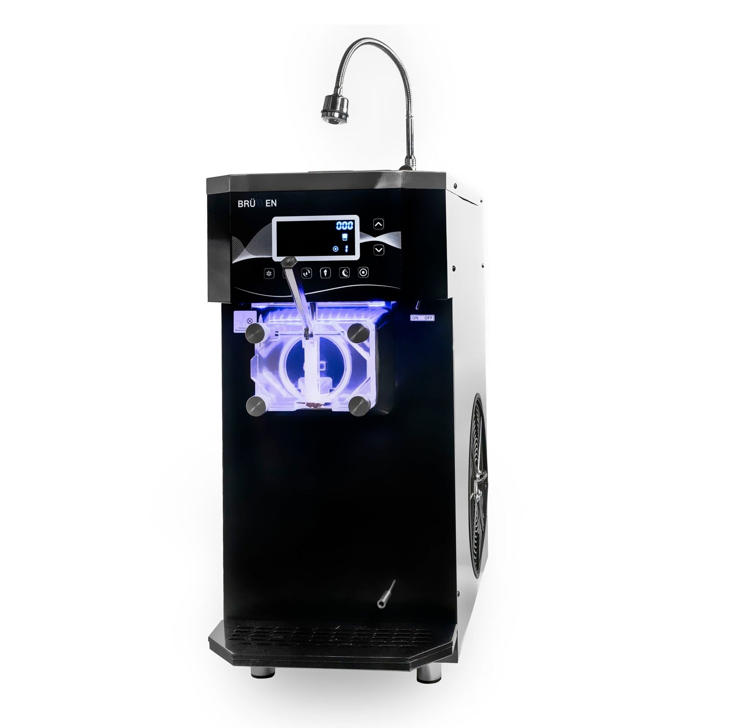 Acai Flow Machine BRULLEN Single Flavour Soft Serve Acai Frozen Yoghurt Machine 12L ...