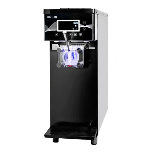 BRULLEN Slim Single Flavour Soft Serve Acai Frozen Yoghurt Machine 12L Hopper I91 2020