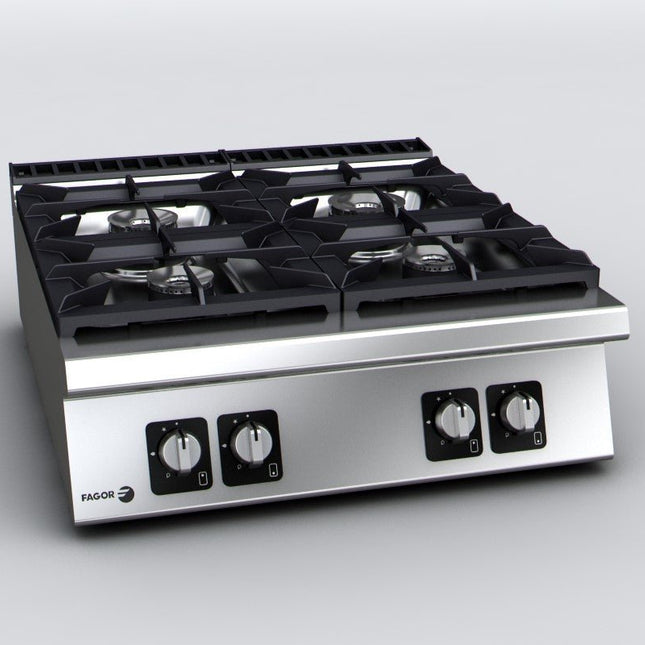 Fagor C-G940H gas cooktop / stove — front view