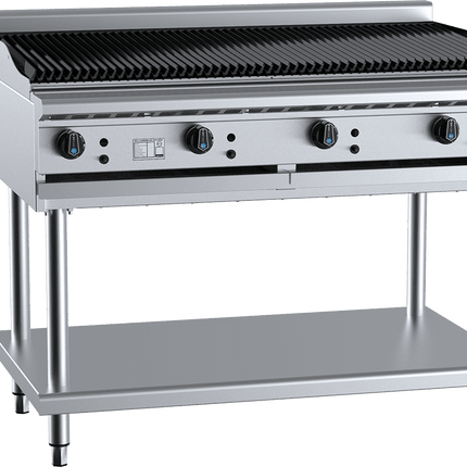 B+S Black Char Broiler 1200mm LPG