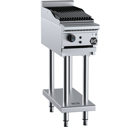 B+S Black Char Broiler 300mm Natural Gas