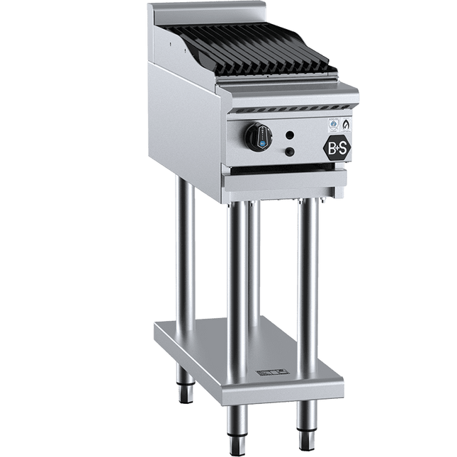 B+S Black Char Broiler 300mm Natural Gas