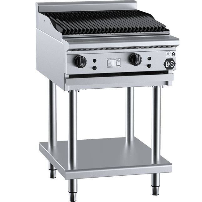 B+S Black Char Broiler 600mm LPG