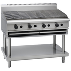 Waldorf 800 Series CHL8120G-LS - 1200mm Gas Chargrill Low Back Version – Leg Stand