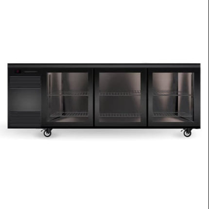 Skope BackBar 3 Glass Sliding Door CounterLine Fridge CL.3.GSL