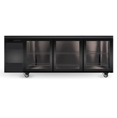 Skope BackBar 3 Glass Sliding Door CounterLine Fridge CL.3.GSL