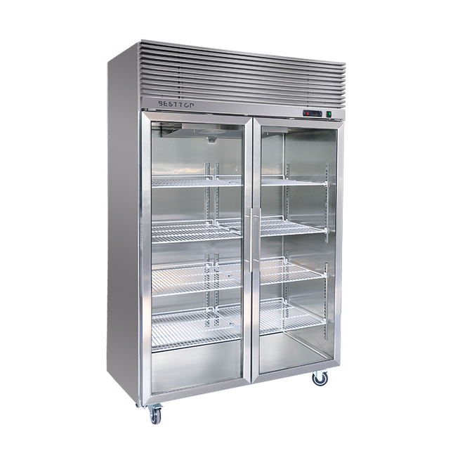 Besttop Double Glass Door Upright Fridge 1010L CRT48-2SG