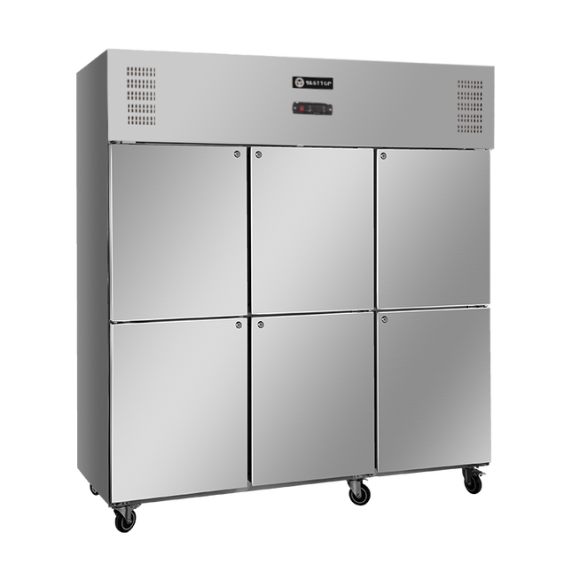 Besttop 6-Door Upright Fridge 1590L CRT72-6