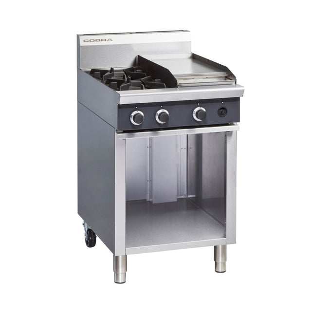 Cobra C6C - 600mm Two Burner / Griddle Gas Cooktop