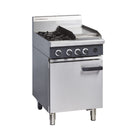 Cobra CR6C - 600mm Two Burner / Griddle Gas Range Static Oven