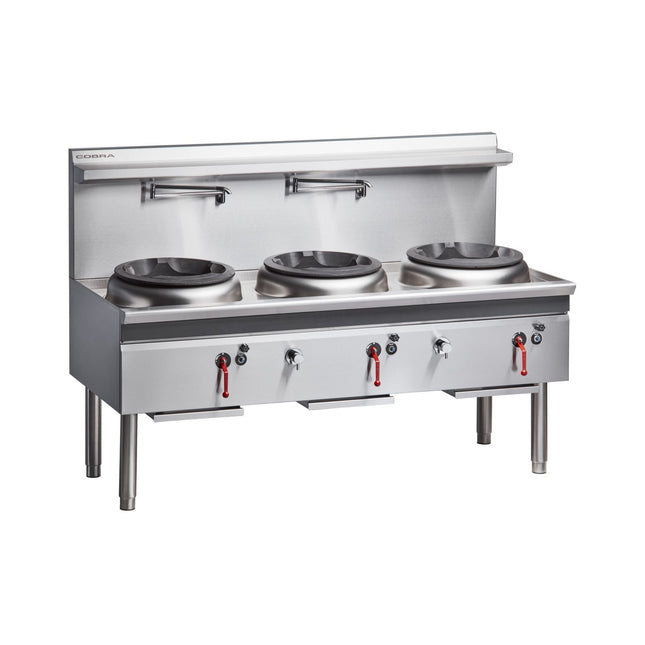 Cobra CW3H-DDD - 1800mm Gas Waterless Wok with 3 Duckbill burners