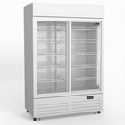 AG 1101L Double Sliding Door Upright Display Fridge - Glass Door DF1100WL-SD