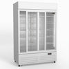 AG 1101L Double Sliding Door Upright Display Fridge - Glass Door DF1100WL-SD