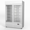 AG 1101L Double Sliding Door Upright Display Fridge - Glass Door DF1100WL-SD