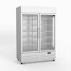 AG 1101L Double Door Upright Display Fridge - Glass Door DF1100WL
