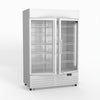 AG 1101L Double Door Upright Display Fridge - Glass Door DF1100WL