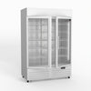 AG 1101L Double Door Upright Display Fridge - Glass Door DF1100WL
