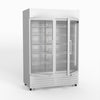 AG 1101L Double Door Upright Display Fridge - Glass Door DF1100WL