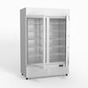 AG 1101L Double Door Upright Display Fridge - Glass Door DF1100WL