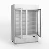 AG 1101L Double Door Upright Display Fridge - Glass Door DF1100WL
