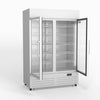 AG 1101L Double Door Upright Display Fridge - Glass Door DF1100WL