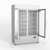 AG 1101L Double Door Upright Display Fridge - Glass Door DF1100WL