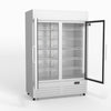 AG 1101L Double Door Upright Display Fridge - Glass Door DF1100WL