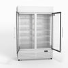AG 1101L Double Door Upright Display Fridge - Glass Door DF1100WL