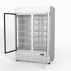 AG 1101L Double Door Upright Display Fridge - Glass Door DF1100WL