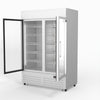 AG 1101L Double Door Upright Display Fridge - Glass Door DF1100WL
