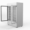 AG 1101L Double Door Upright Display Fridge - Glass Door DF1100WL