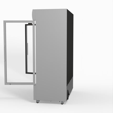 AG 1101L Double Door Upright Display Fridge - Glass Door DF1100WL