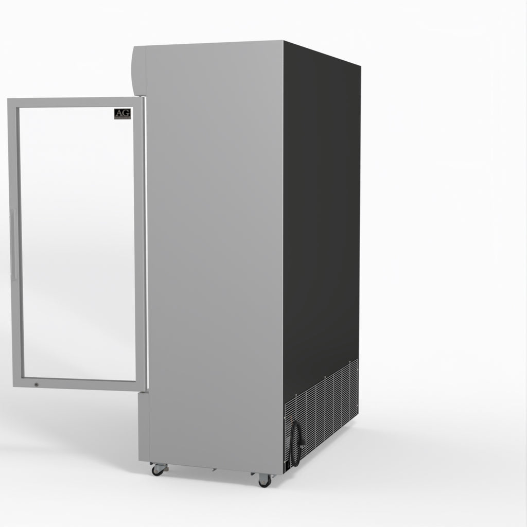 AG 1101L Double Door Upright Display Fridge - Glass Door DF1100WL