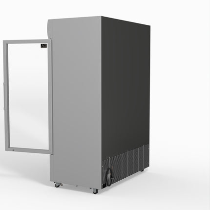 AG 1101L Double Door Upright Display Fridge - Glass Door DF1100WL