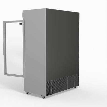 AG 1101L Double Door Upright Display Fridge - Glass Door DF1100WL
