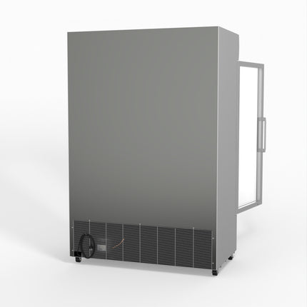 AG 1101L Double Door Upright Display Fridge - Glass Door DF1100WL