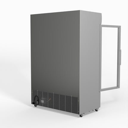 AG 1101L Double Door Upright Display Fridge - Glass Door DF1100WL