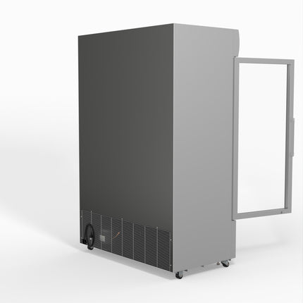 AG 1101L Double Door Upright Display Fridge - Glass Door DF1100WL