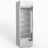 AG 383L Upright Glass Door Display/Drinks Fridge - White with Light Box DF383WL
