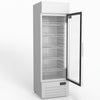 AG 383L Upright Glass Door Display/Drinks Fridge - White with Light Box DF383WL
