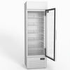 AG 383L Upright Glass Door Display/Drinks Fridge - White with Light Box DF383WL