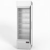 AG 383L Upright Glass Door Display/Drinks Fridge - White with Light Box DF383WL