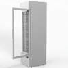 AG 383L Upright Glass Door Display/Drinks Fridge - White with Light Box DF383WL