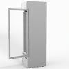 AG 383L Upright Glass Door Display/Drinks Fridge - White with Light Box DF383WL