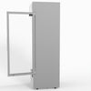 AG 383L Upright Glass Door Display/Drinks Fridge - White with Light Box DF383WL