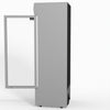 AG 383L Upright Glass Door Display/Drinks Fridge - White with Light Box DF383WL