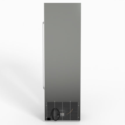 AG 383L Upright Glass Door Display/Drinks Fridge - White with Light Box DF383WL