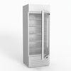 AG 515L Upright Glass Door Display/Drinks Fridge - White with Light Box DF515WL