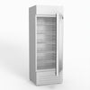 AG 515L Upright Glass Door Display/Drinks Fridge - White with Light Box DF515WL