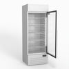 AG 515L Upright Glass Door Display/Drinks Fridge - White with Light Box DF515WL